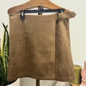 Banana Republic Tan/ Light brown, wrap-around,  skirt. Size 10 Tall